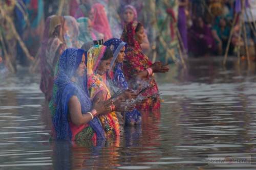 Chhat Puja nad Gangesem