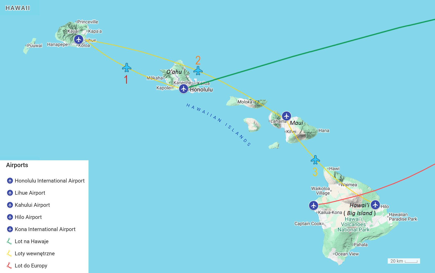 Hawaje - archipelag piękna