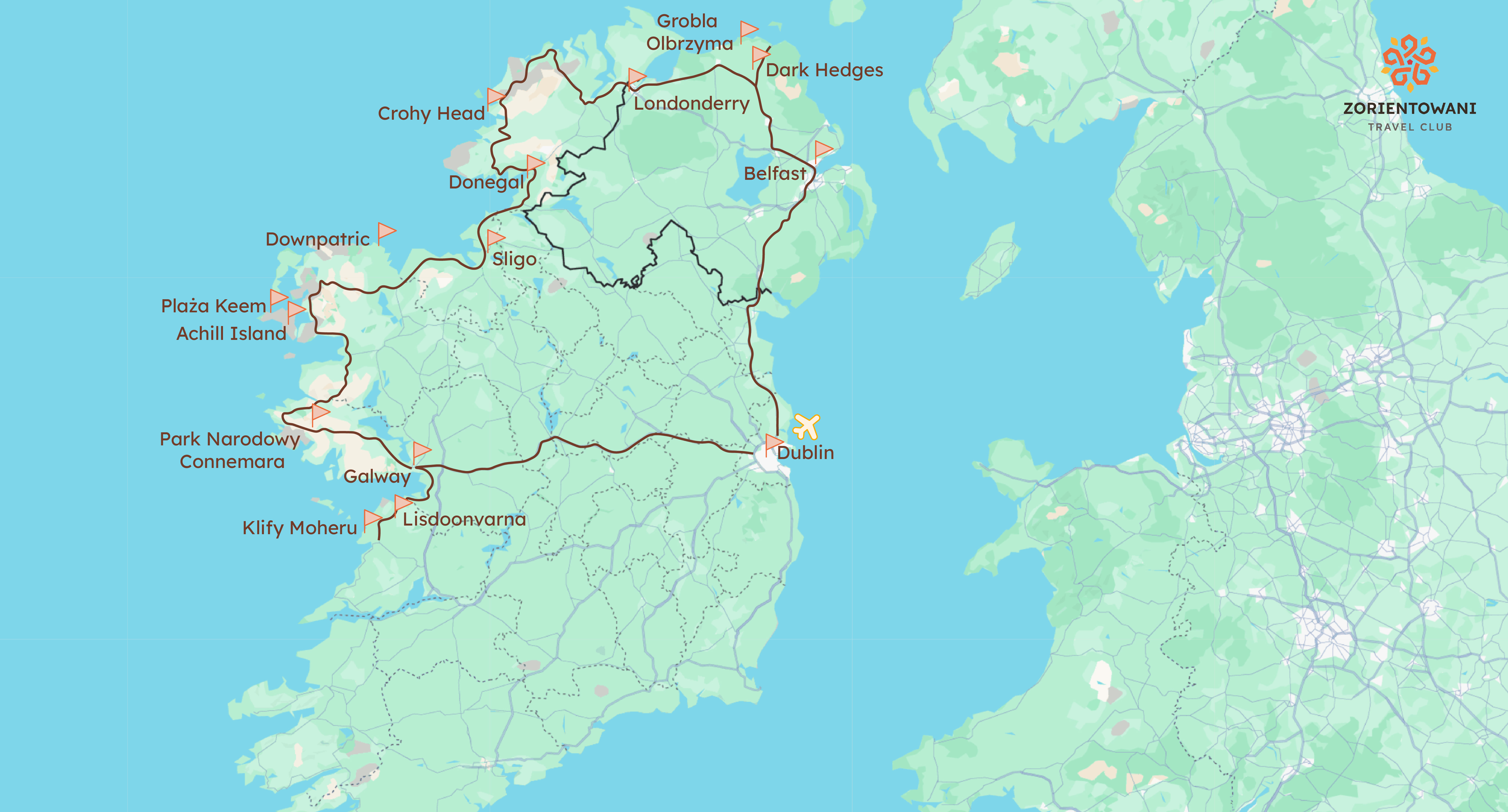 Irlandia - przez krainę klifów i legend
