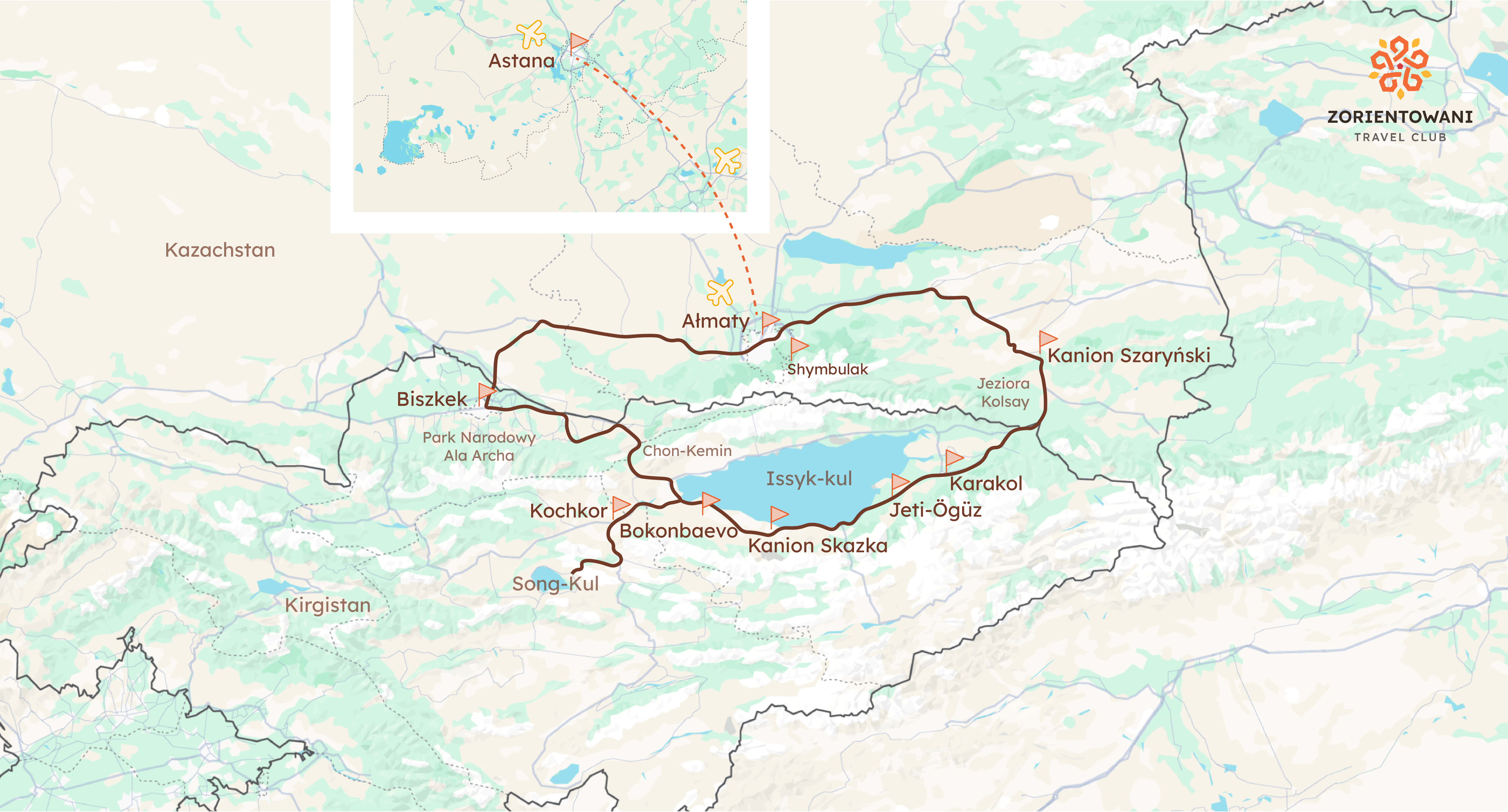 Kazachstan i Kirgistan - Szlakiem Nomadów