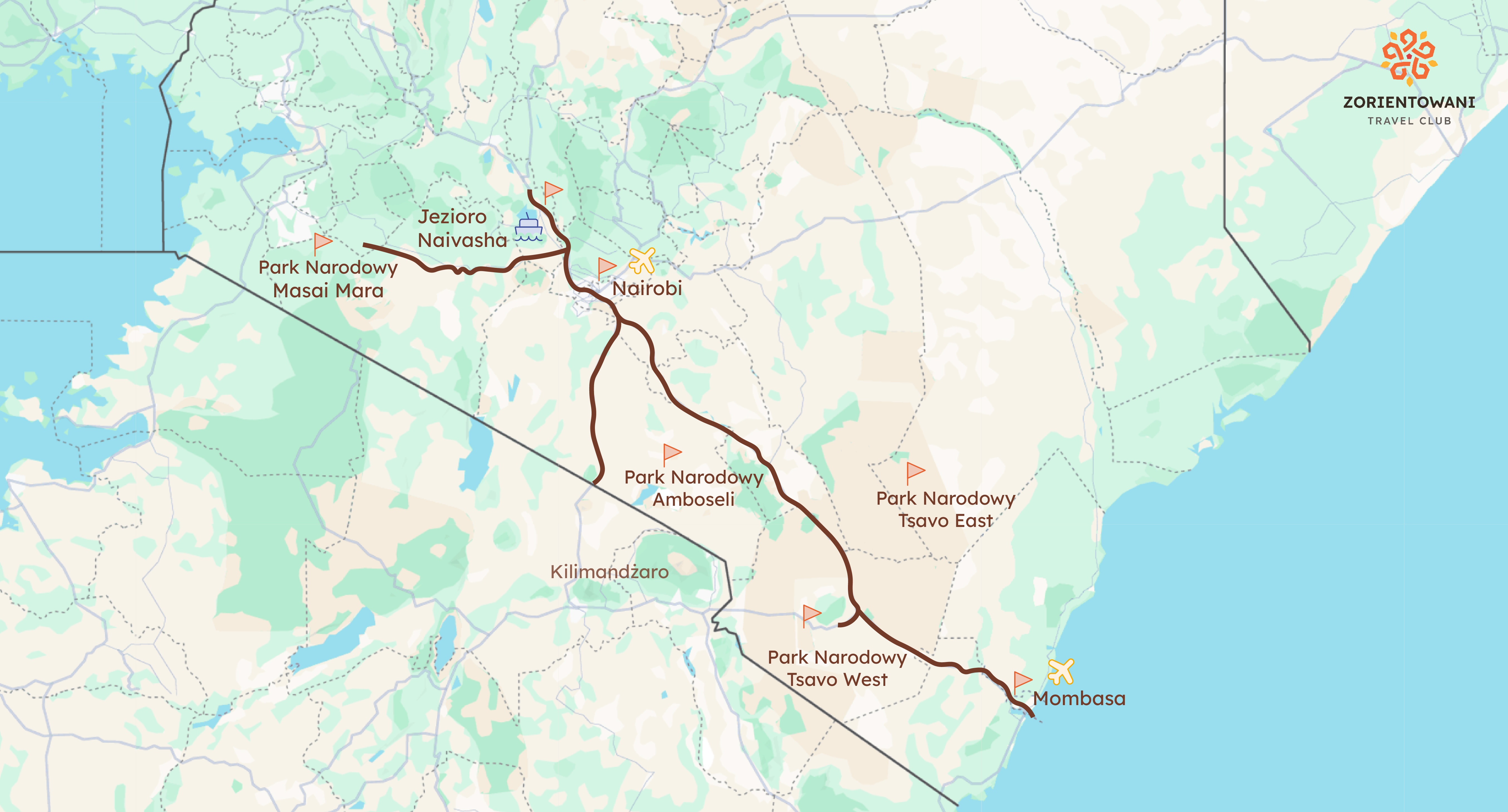 Kenia - rodzinne safari z Parkiem Amboseli