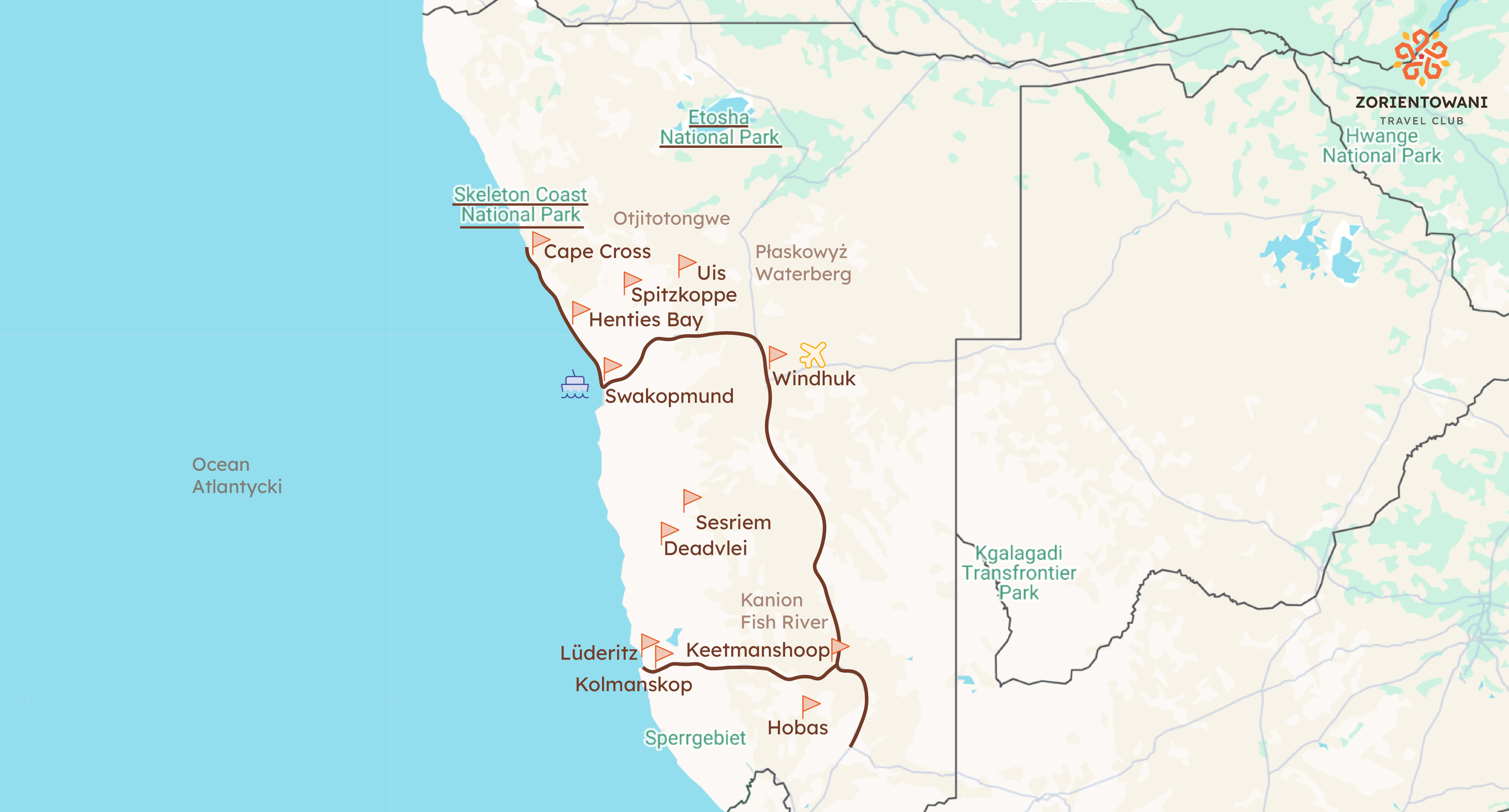 Pod rozgwieżdżonym niebem Namibii