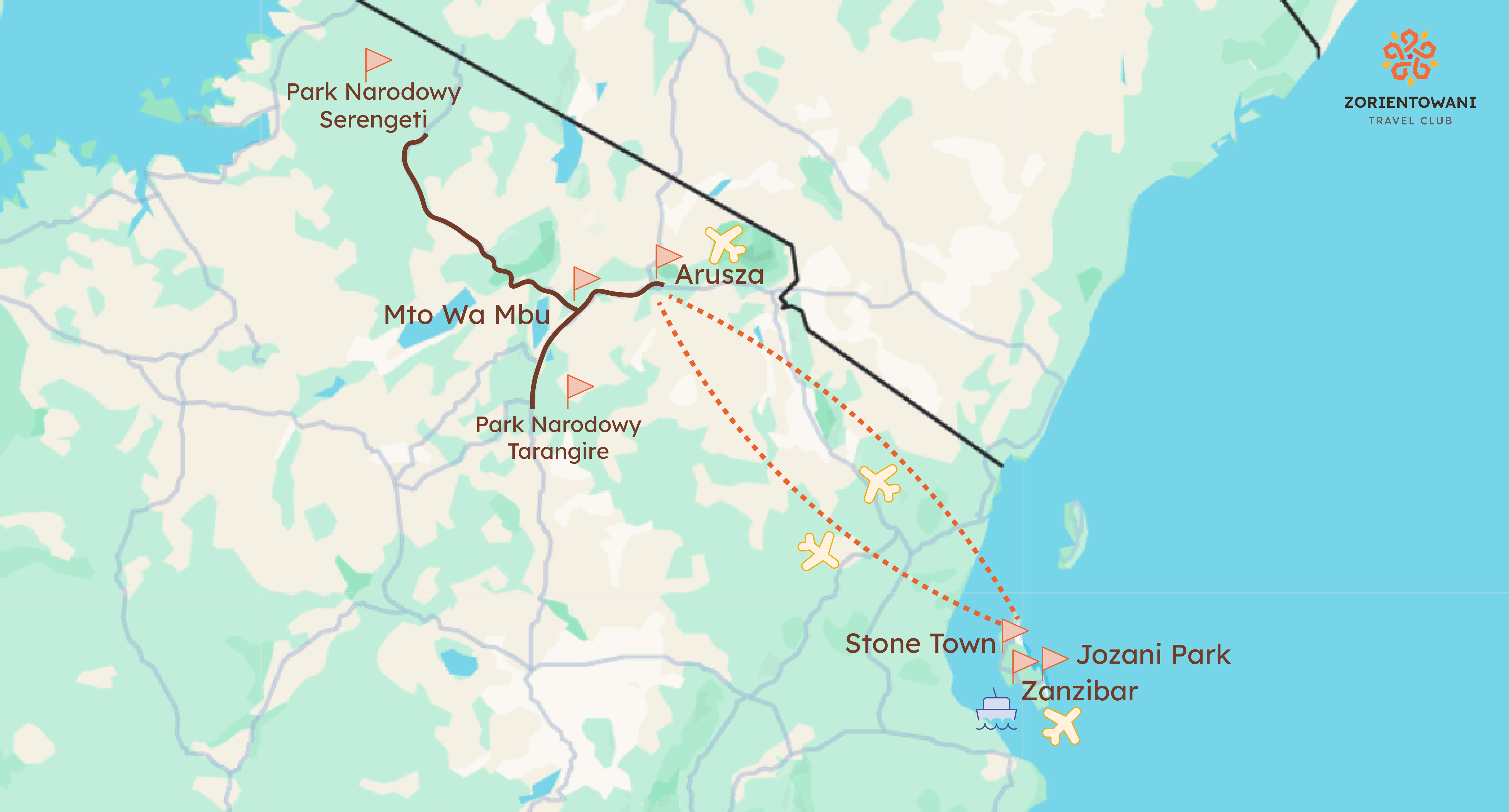 Tanzania i Zanzibar - safari, przygoda i białe plaże