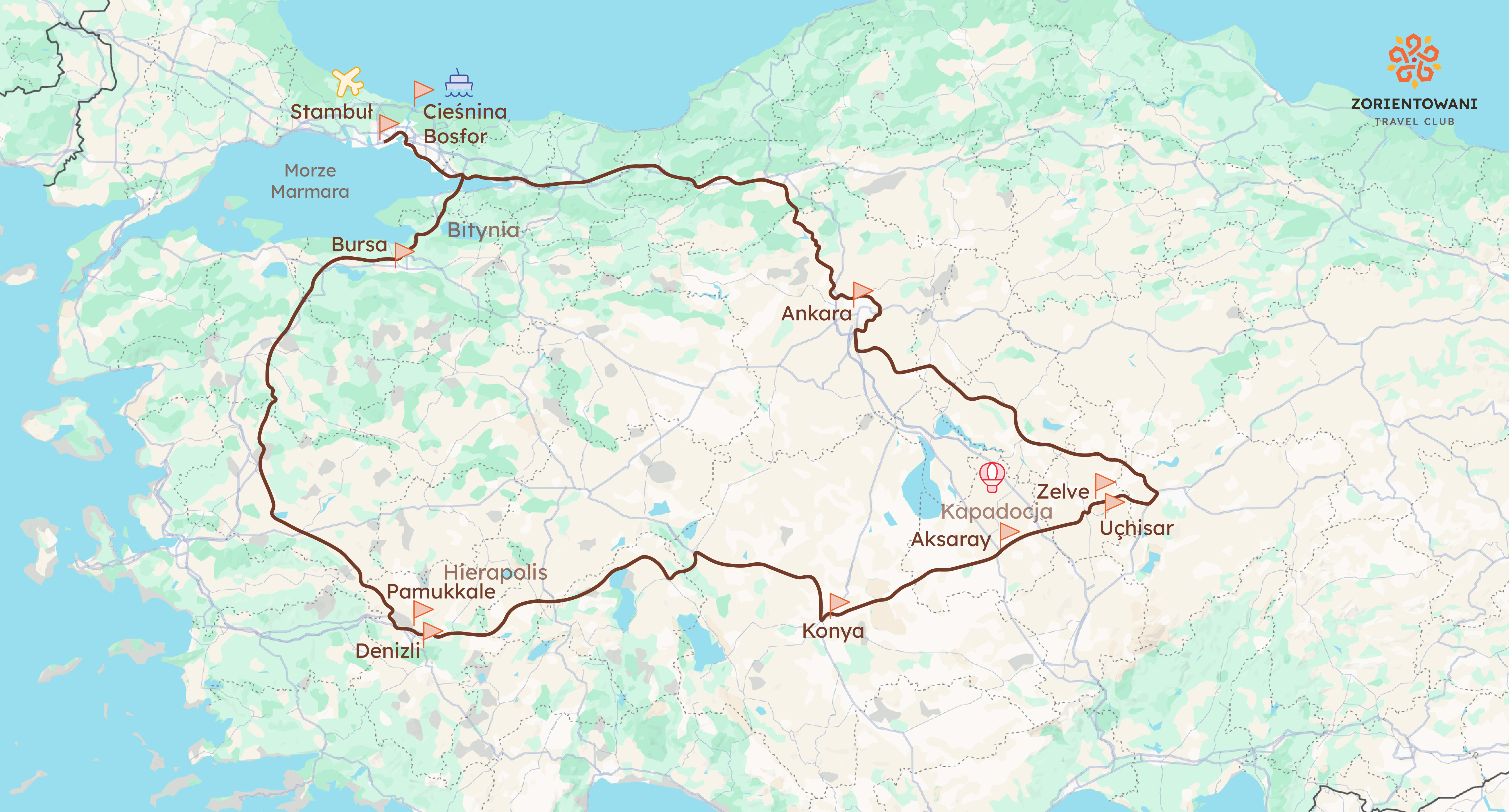 Turecka mozaika - od Bosforu po Kapadocję