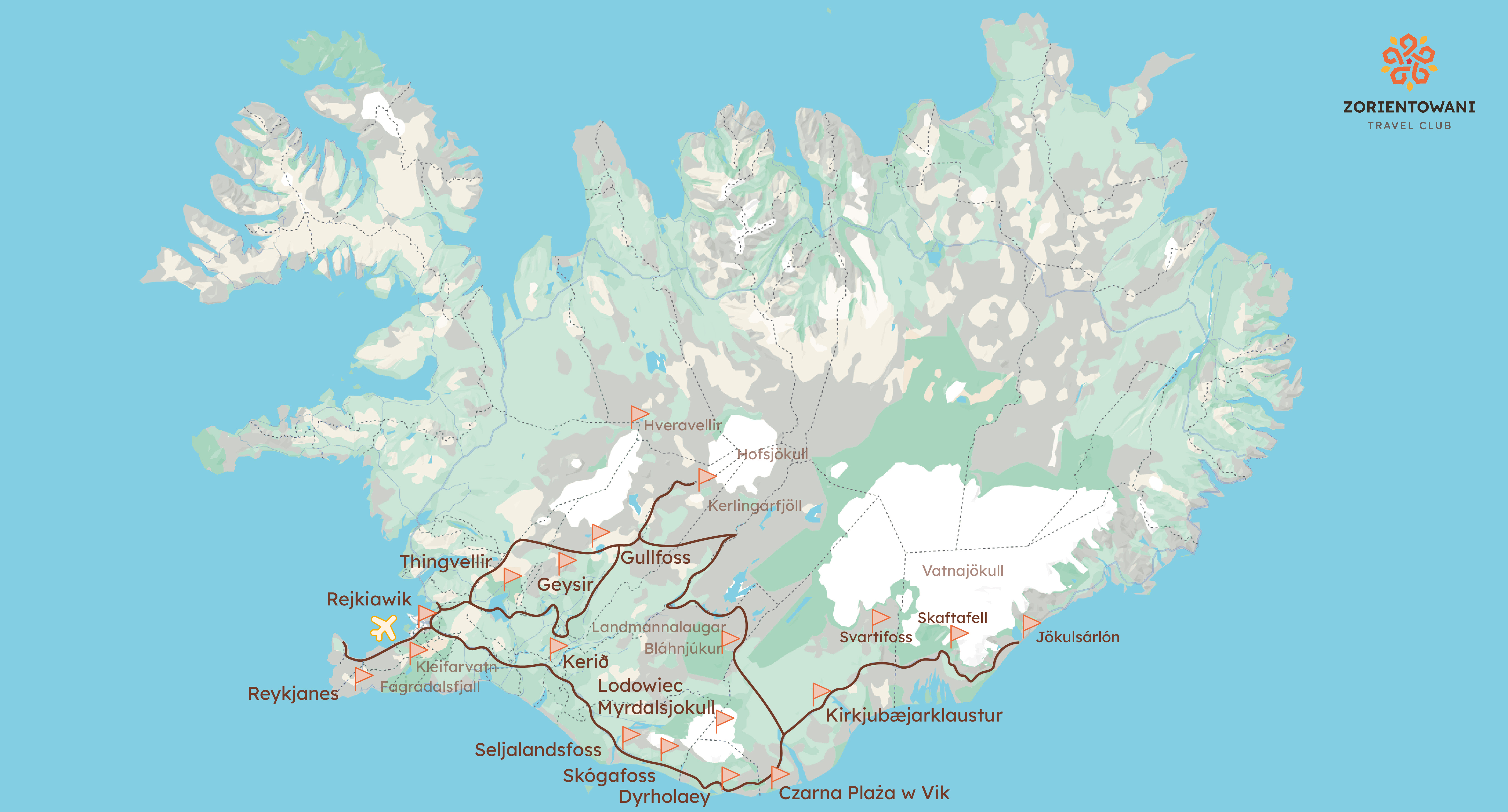 W sercu Islandii - południe wyspy i interior