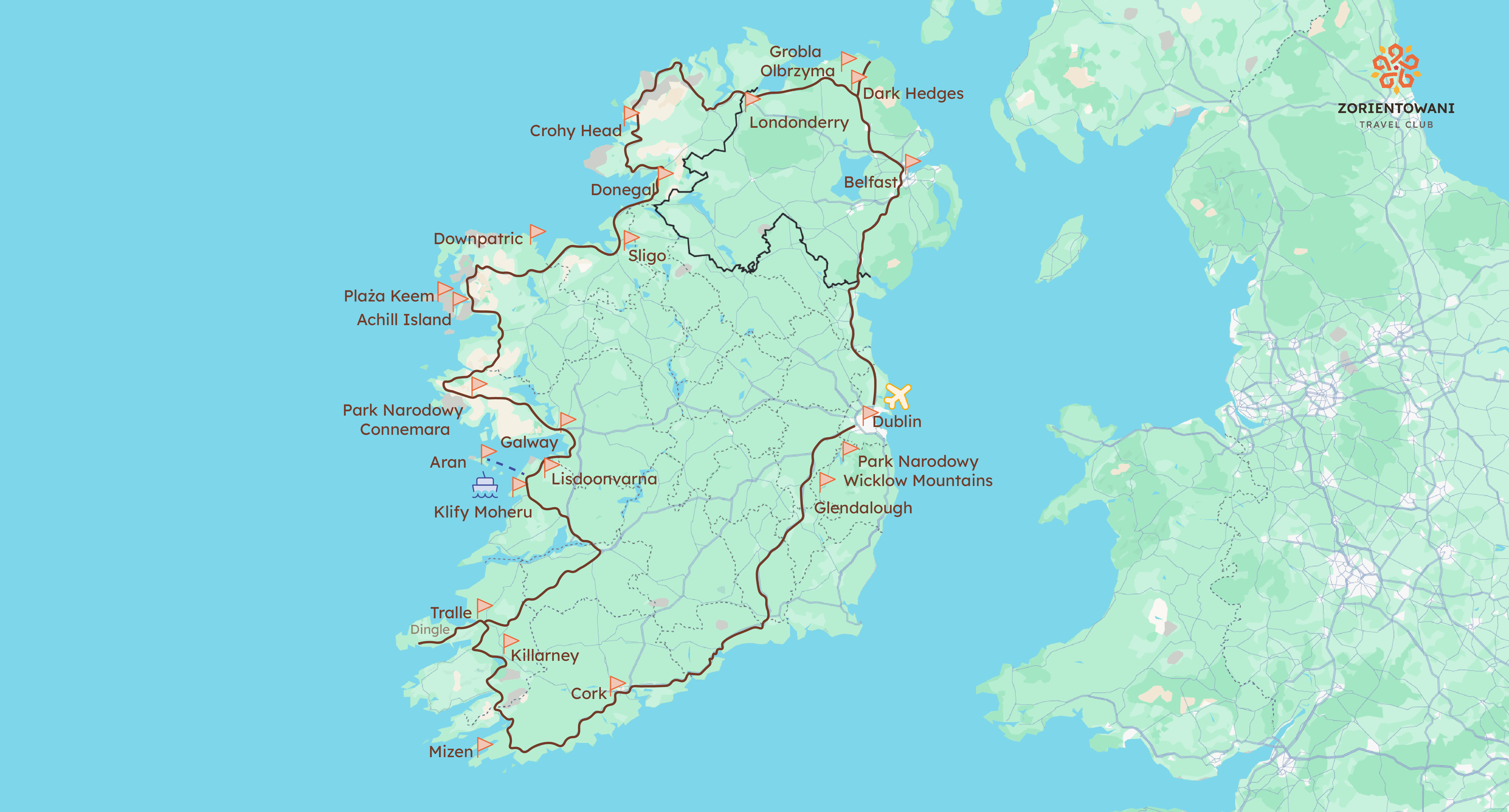 Wild Atlantic Way – dookoła Irlandii