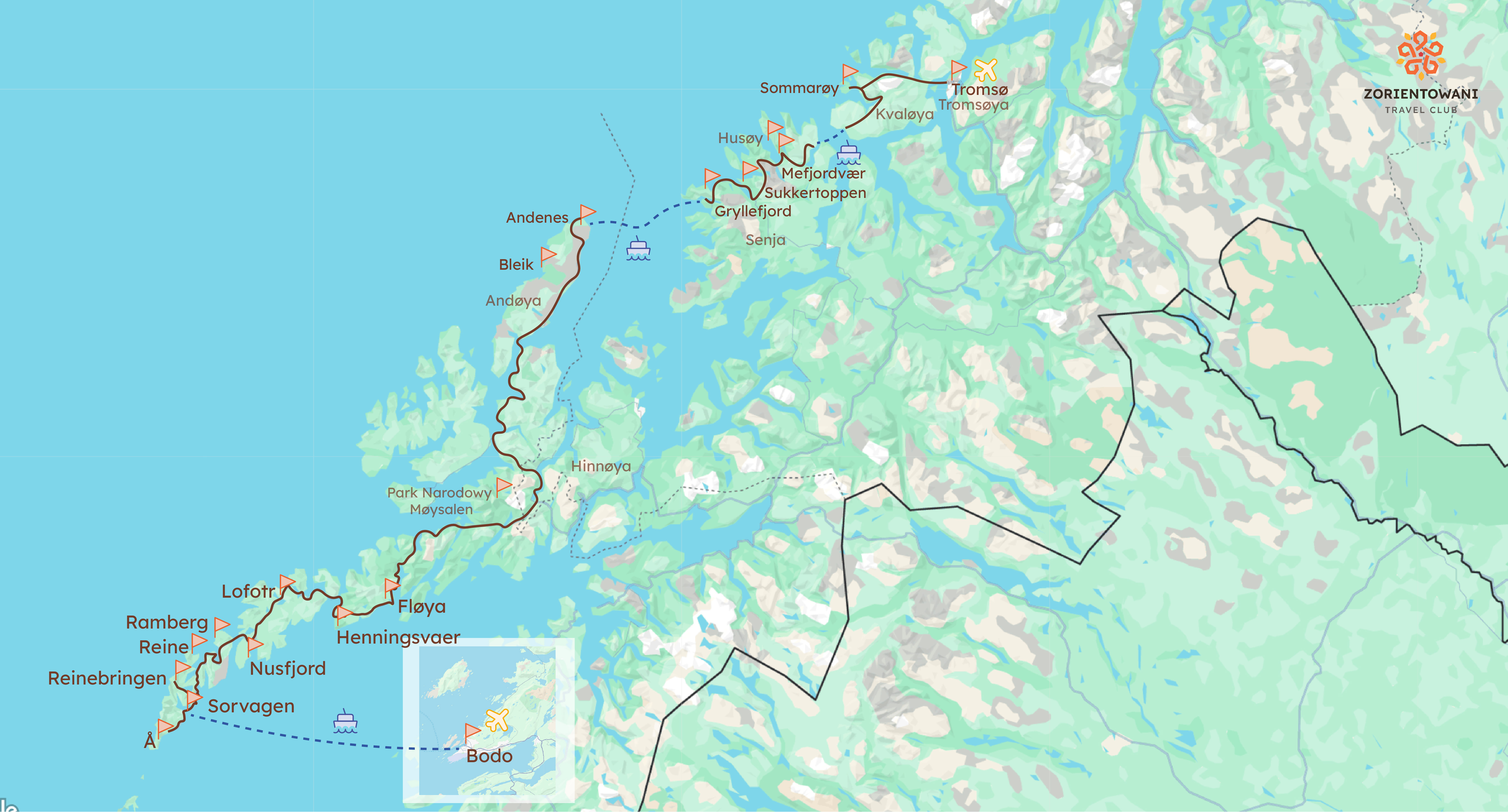 Wyspy północnej Norwegii