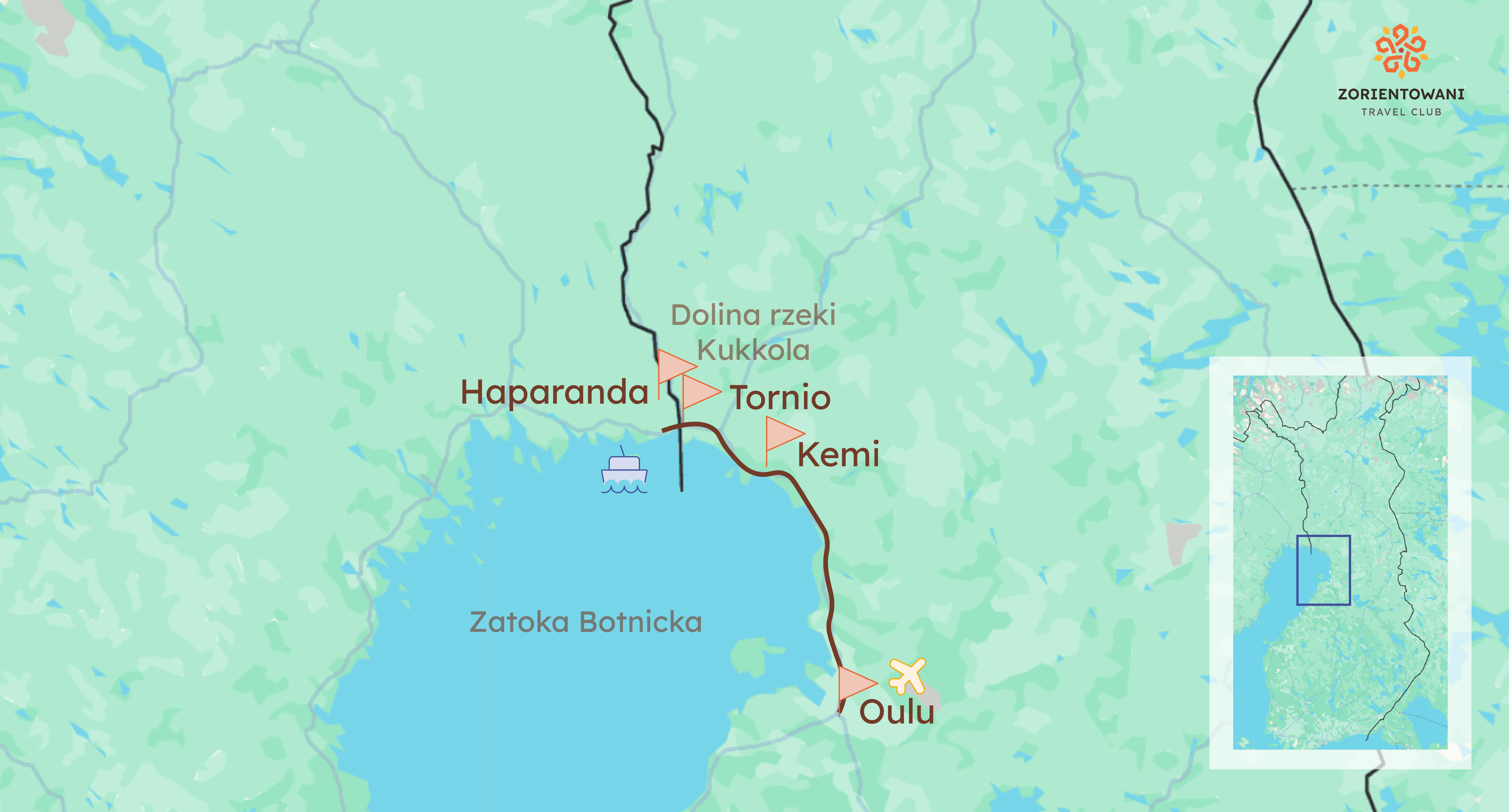 Zimowa przygoda na granicy fińskiej i szwedzkiej Laponii