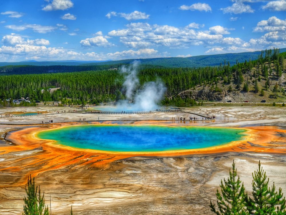 Parki narodowe USA - rozszerzony zachód z Yellowstone