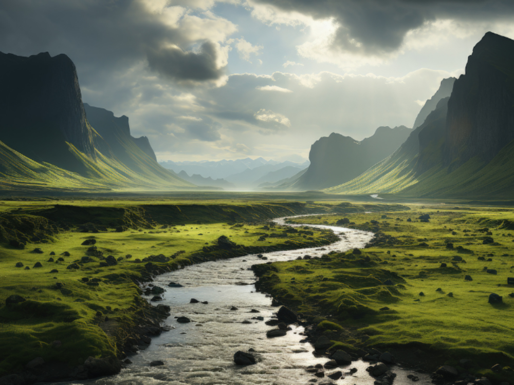 Around the Land of Fire and Ice