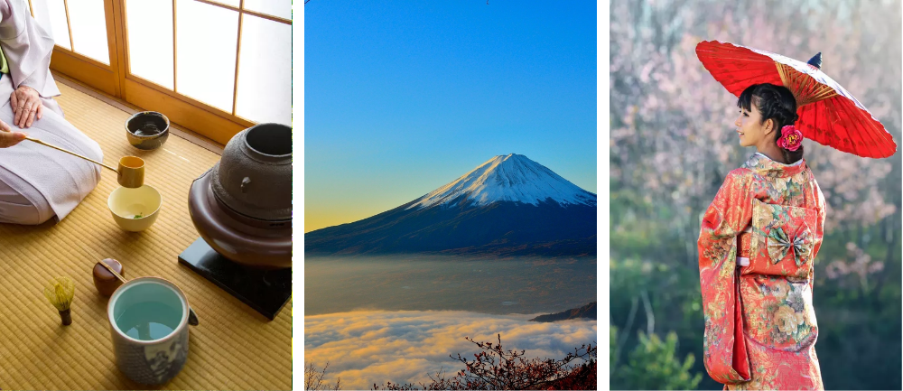 Japonia, Fuji, Geisha
