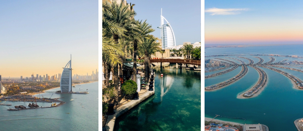 Mdinat Jumeirah i Widok na Burj al Arab