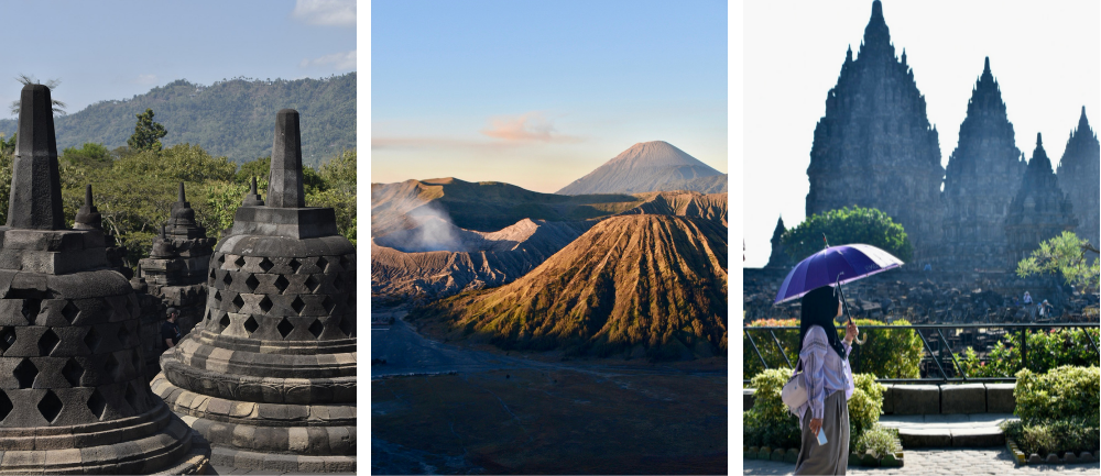 Jawa, Bromo, dżungla, Borombudur